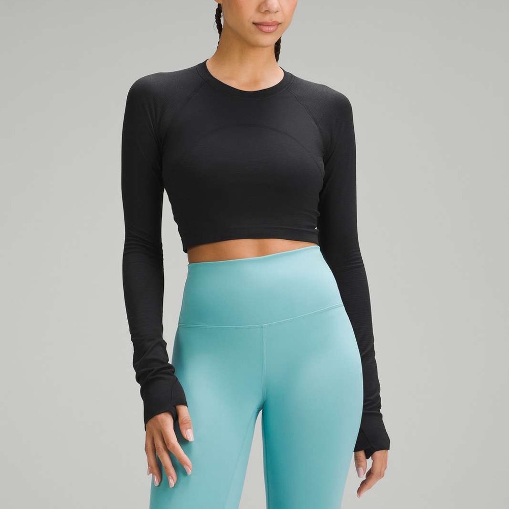 Lululemon Swiftly Tech Cropped Long Sleeve Shirt 2.0